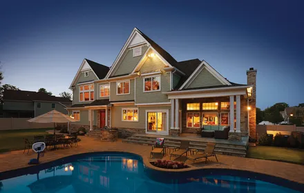 A home with CertainTeed Cedar Impressions siding installed