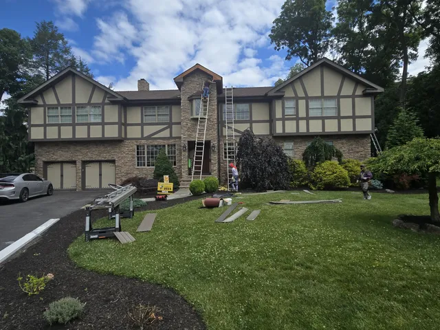 A recently completed Roof Manager exterior project in Northern NJ